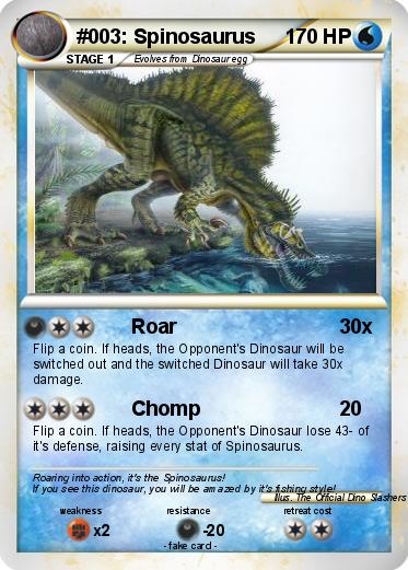 Pokemon #003: Spinosaurus