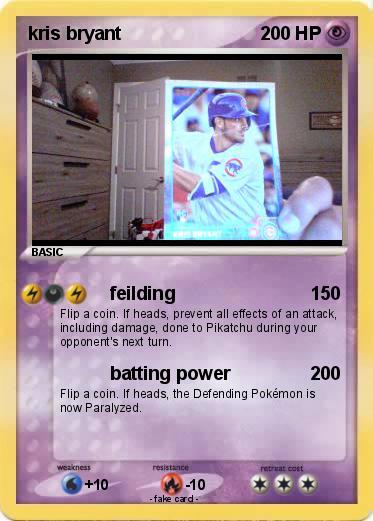 Pokemon kris bryant