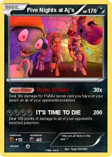 Pokemon Five Nights at Aj's