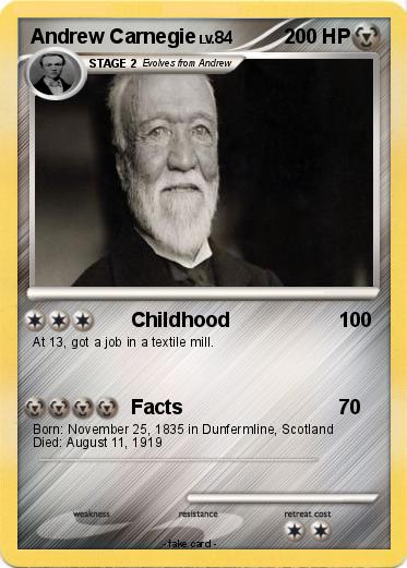 Pokemon Andrew Carnegie