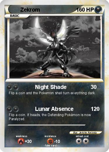 Pokemon Zekrom Pokemon Zekrom