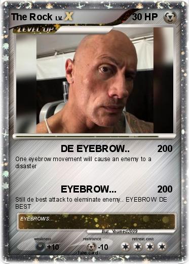 The Rock Eyebrow GIF - Marble.Card #45453 - Marble Cards Info