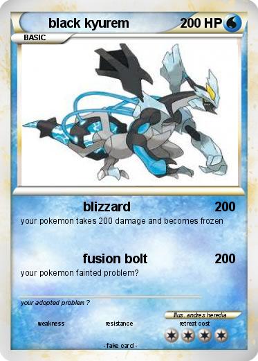 Pokemon black kyurem