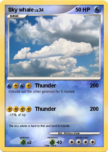 Pokemon Sky whale