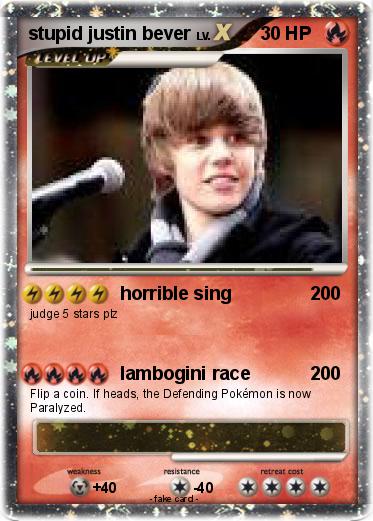 Pokemon stupid justin bever