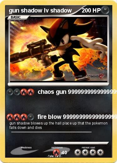 Pokemon gun shadow lv shadow