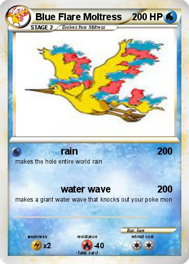 Pokemon Blue Flare Moltress