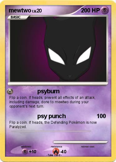 Pokemon mewtwo