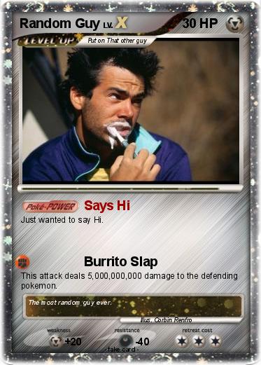 Pokemon Random Guy
