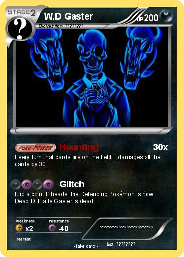 Pokemon W.D Gaster