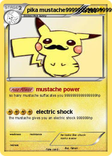 Pokemon pika mustache99999999999999999