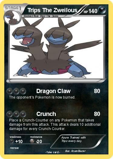 Pokemon Trips The Zweilous