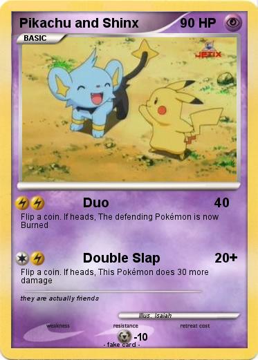 Pokemon Pikachu and Shinx