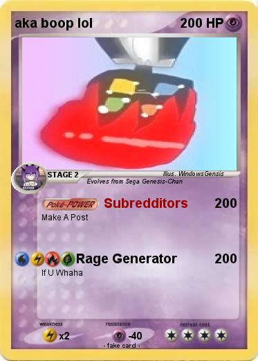 Pokemon aka boop lol