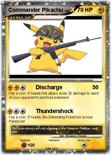 Pokemon Commander Pikachu