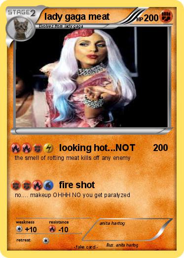 Pokemon lady gaga meat