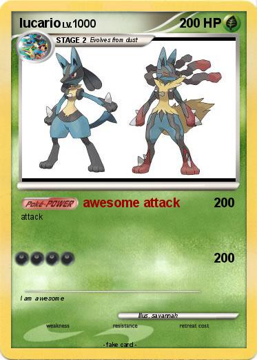 Pokemon lucario