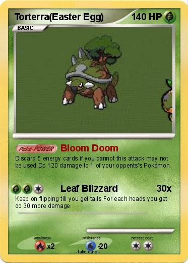 Pokemon Torterra(Easter Egg)
