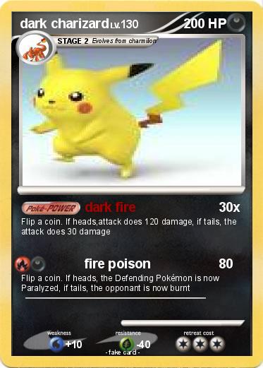 Pokemon dark charizard