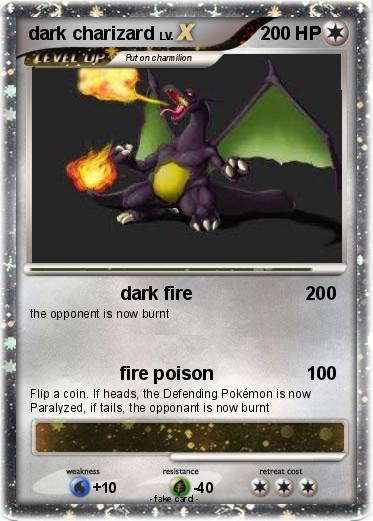 Pokemon dark charizard