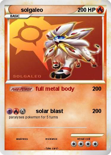 Pokemon solgaleo