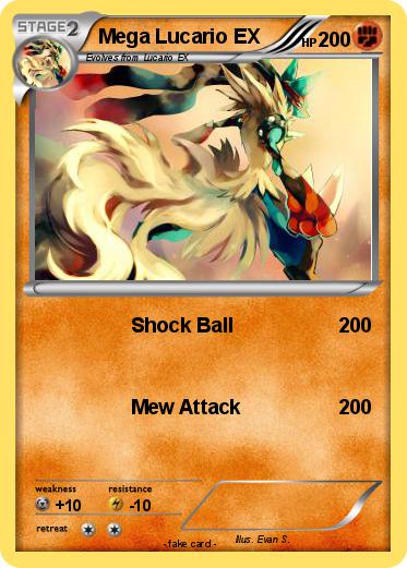 Pokemon Mega Lucario EX