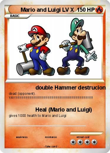 Pokemon Mario and Luigi LV X