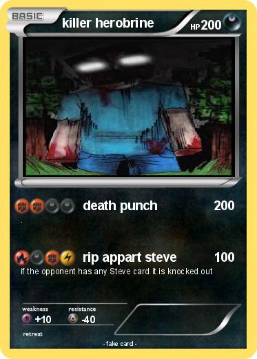 Pokemon killer herobrine