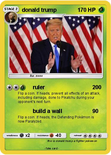 Pokemon donald trump