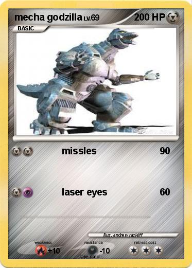 Pokemon mecha godzilla