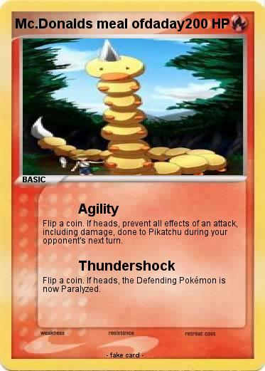 Pokemon Mc.Donalds meal ofdaday