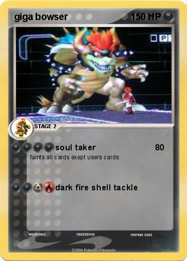 Pokemon giga bowser