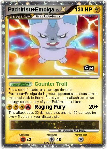 Pokemon Pachirisu+Emolga