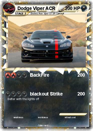 Pokemon Dodge Viper ACR