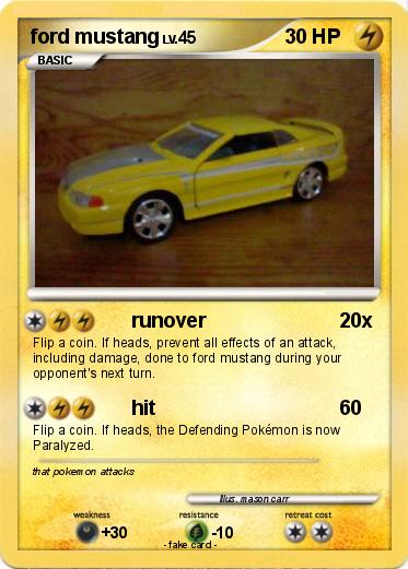 Pokemon ford mustang