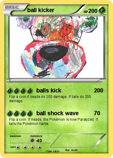 Pokemon ball kicker