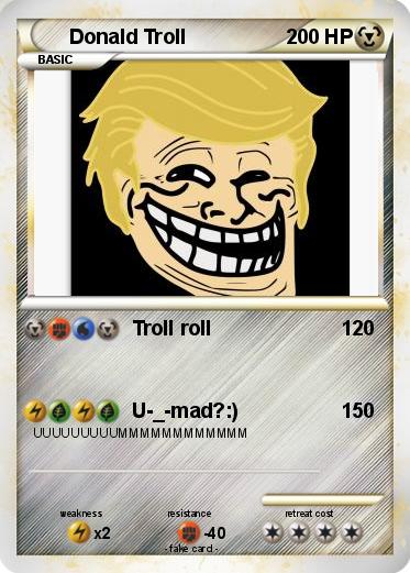 Pokemon Donald Troll