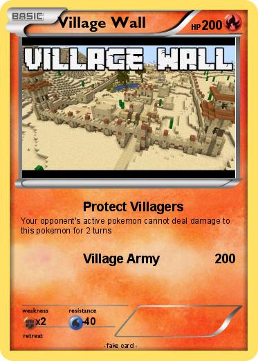 Pokemon Village Wall