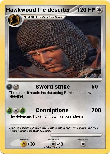 Pokemon Hawkwood the deserter