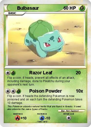Pokemon Bulbasaur