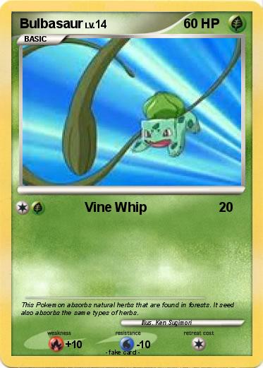 Pokemon Bulbasaur