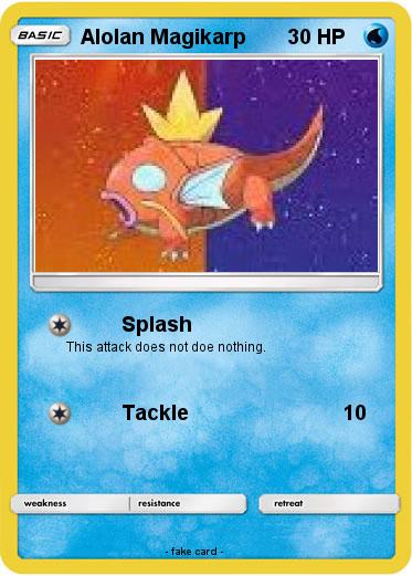 Pokemon Alolan Magikarp