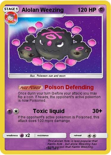 Pokemon Alolan Weezing