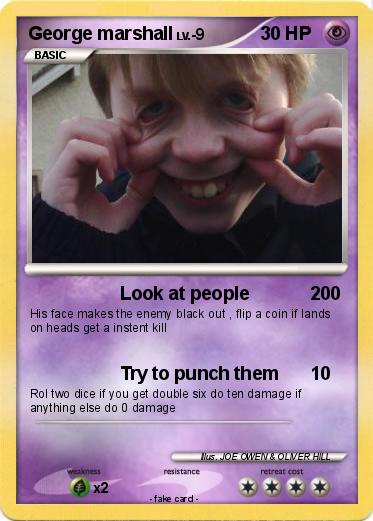 Pokemon George marshall