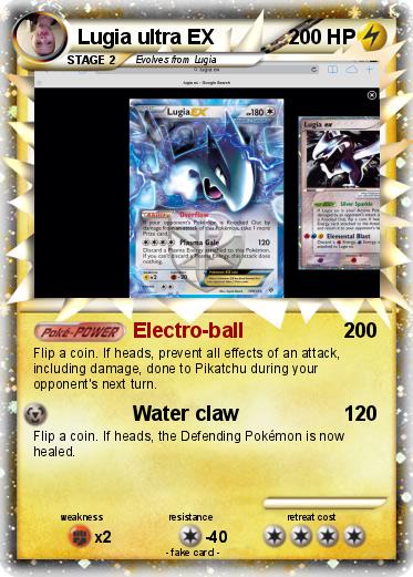Pokemon Lugia ultra EX