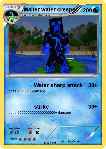 Pokemon Waiter water creeper