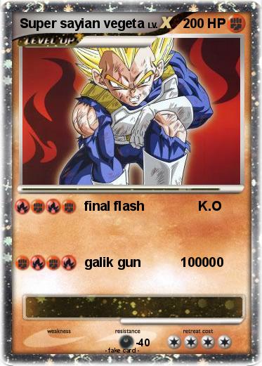 Pokemon Super sayian vegeta