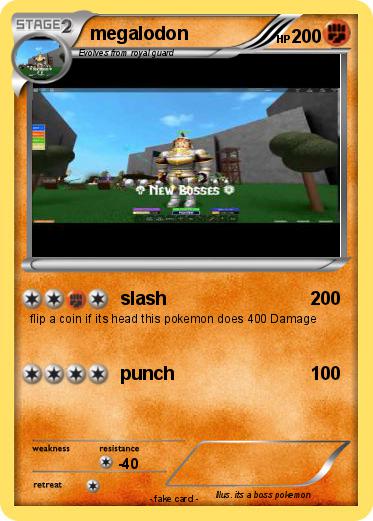Pokemon megalodon