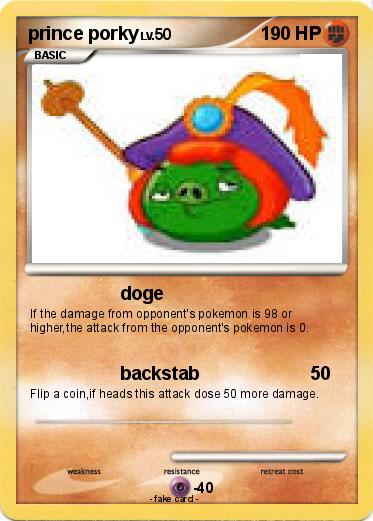 Pokemon prince porky