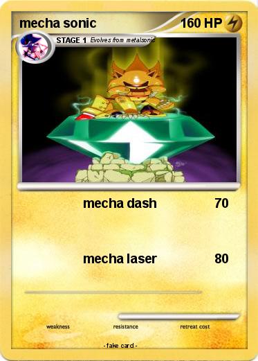 Pokemon mecha sonic